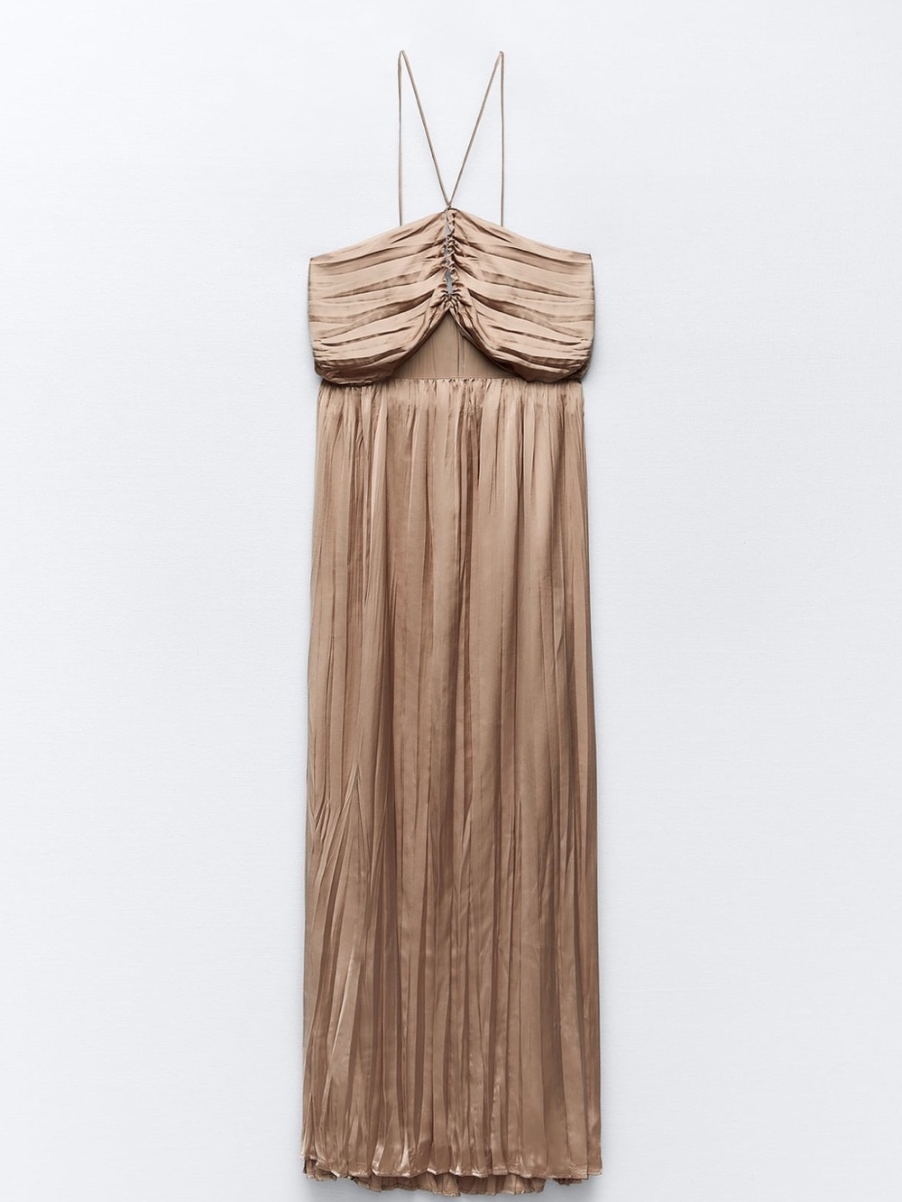 Zara Satin Effect Maxi Dress Mango Dissh Reformation ASOS Bardot ASTR Topshop